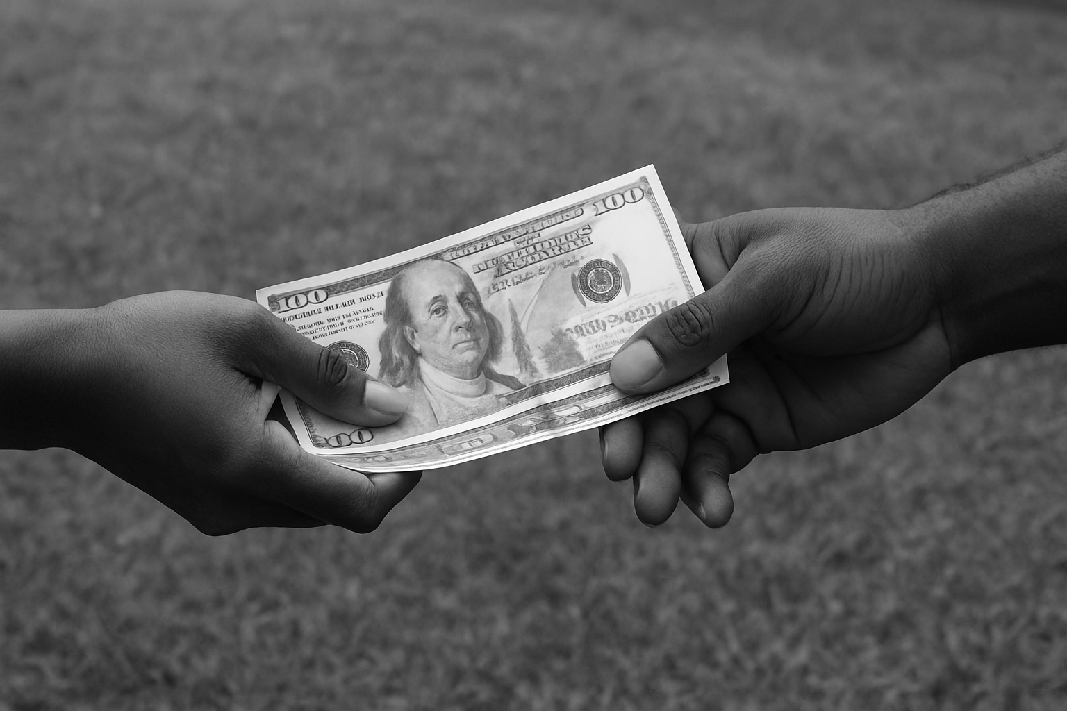 Generated: money exchanging hands